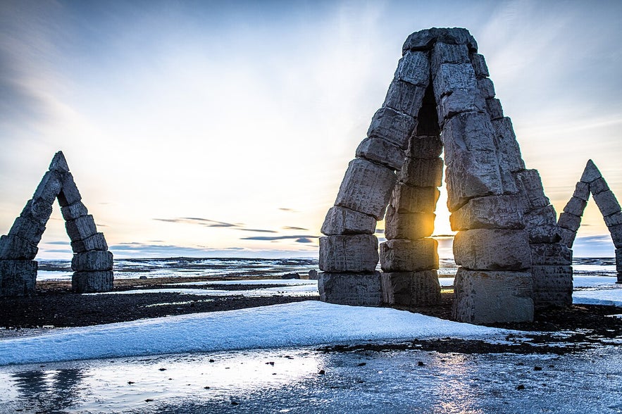 The Arctic Henge is a nice place for photography