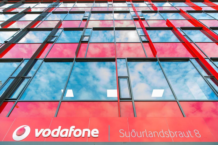 Vodafone has three stores and great online service