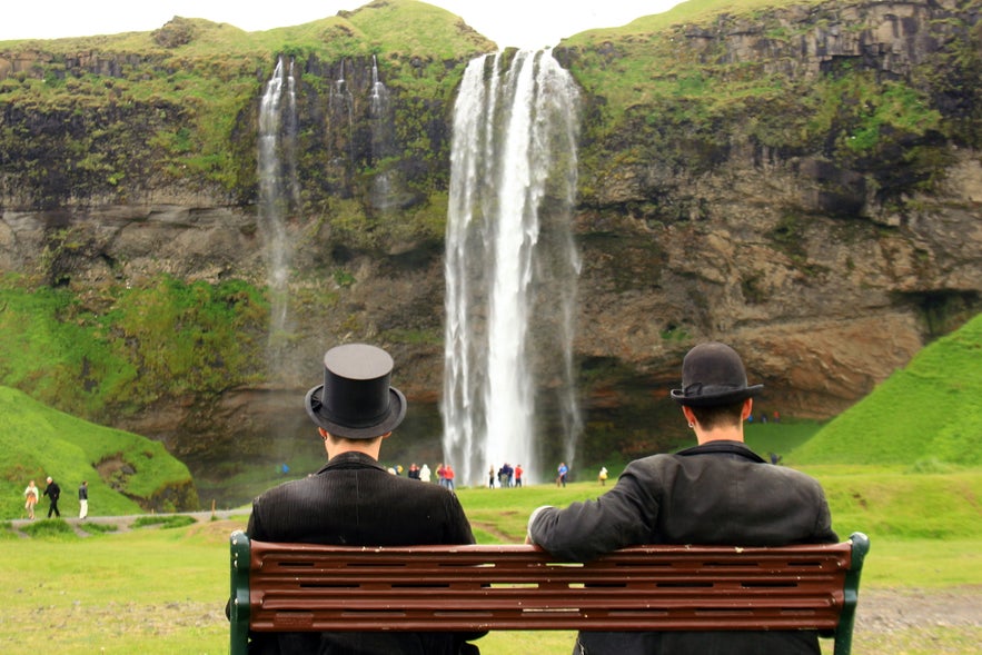 The two great waterfalls of South Iceland 