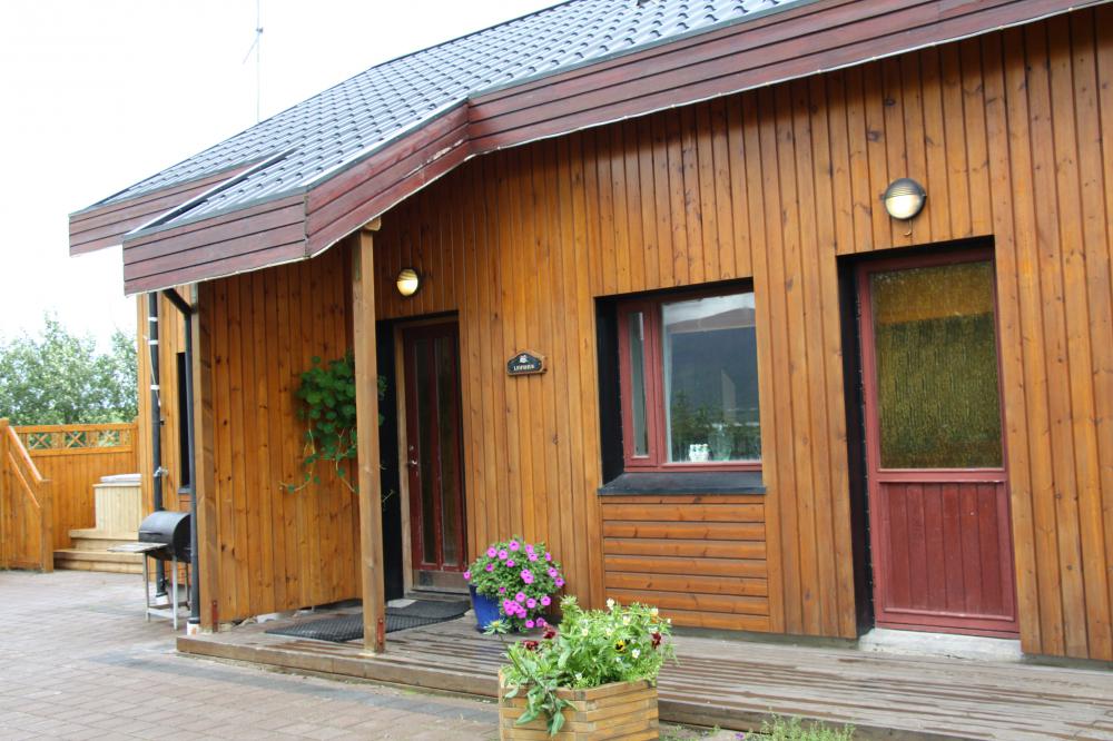 Keldudalur 3 with an Outdoor Hot Tub near Saudarkrokur