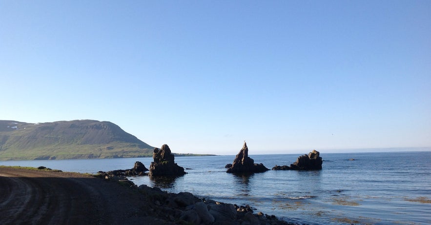 Day one of our West Fjords tour: necro pants, scary landscapes and idyllic pastures