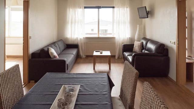 Framtidin Apartment 3 in Dj&uacute;pivogur With Large Balcony