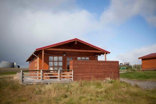 Gladheimar 25 with Outdoor Hot Tub in North Iceland