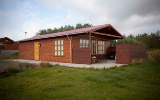 Gladheimar 21 | Cottage with a Porch and a Hot Tub in Blönduós