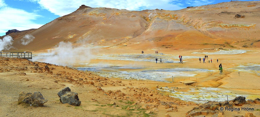 Hverarönd geothermal area Krafla North-Iceland