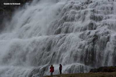 Dynjandi es una de las cascadas más populares de Islandia, y está situada en los remotos fiordos occidentales.