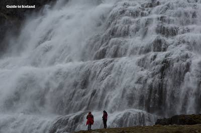 Dynjandi is een van de populairste watervallen in IJsland en ligt in de afgelegen Westfjorden.