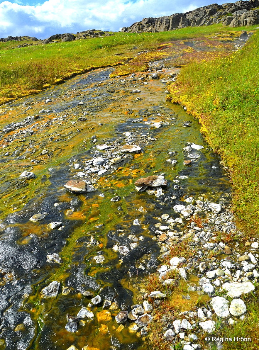 Kolahver hot spring at Reykjanes in the Westfjords of Iceland