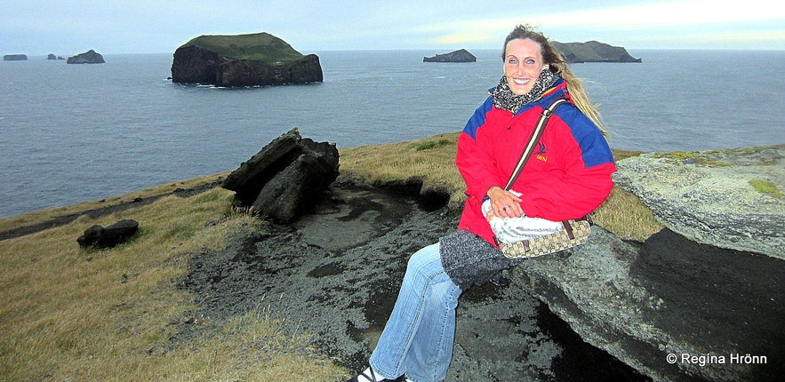 Westman Islands South-Iceland - Regína at Stórhöfði cape