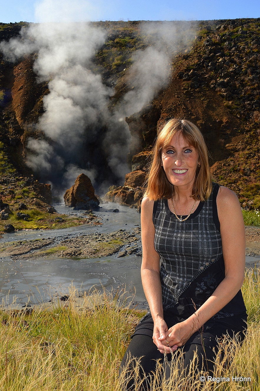 Regína at Nesjavellir geothermal area SW-Iceland