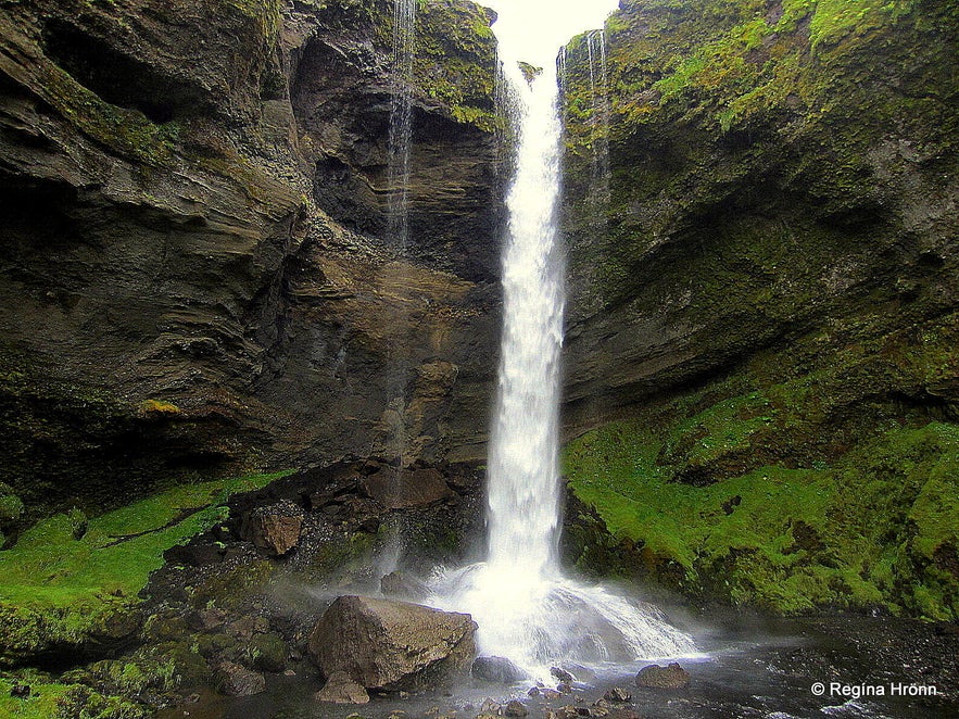 Kvernufoss waterfall