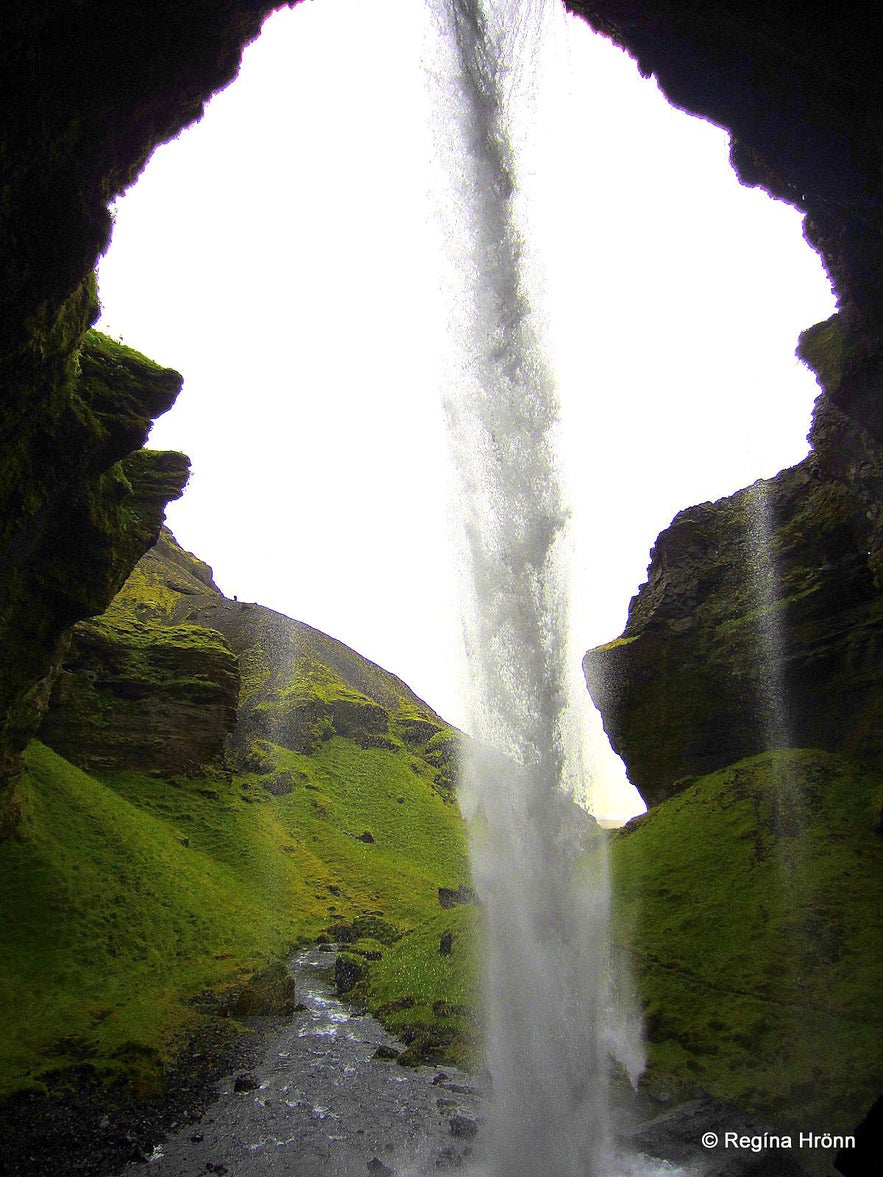 Kvernufoss waterfall in South-Iceland
