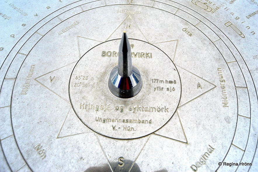 Borgarvirki North-West Iceland view-dial