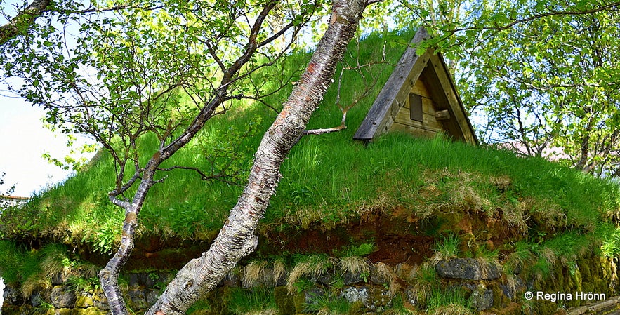 Efri-Brú turf chapel in South-Iceland