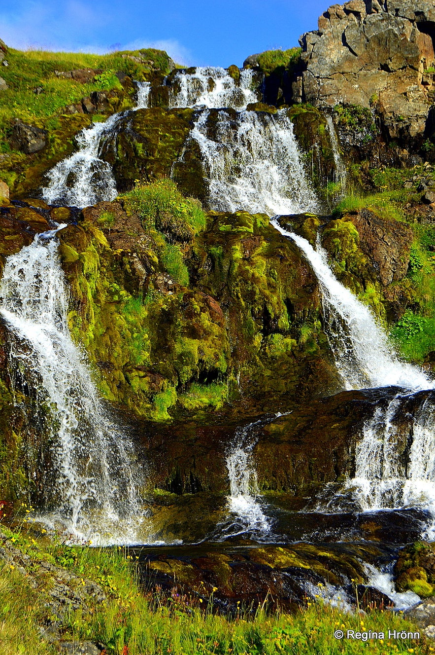 Waterfall Ósómi Ingjaldssandur