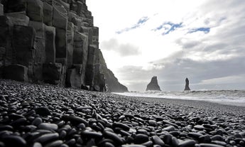 Reynisfjara black sand beach in South Iceland