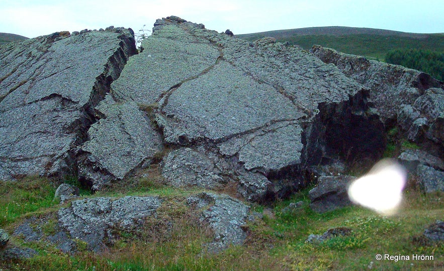 Lava field near the Reykjahlíðarkirkja in the Mývatn area