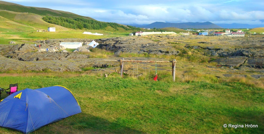 Camping at M&yacute;vatn