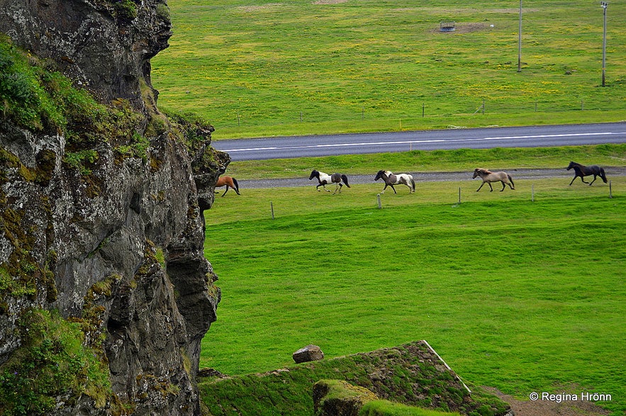 Rútshellir cave in South-Iceland