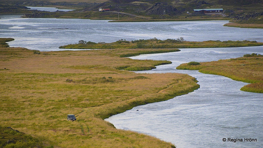 Laxá river in Laxárdalur valley N-Iceland