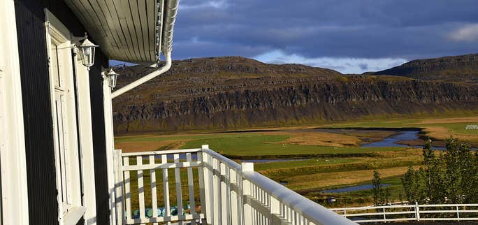 The lovely Country Hotel Hraunsnef in West Iceland and its beautiful Surroundings