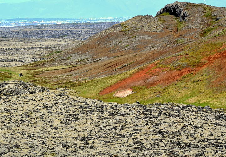 The amazing Lambafellsklofi Rift on the Reykjanesskagi Peninsula in South-West Iceland