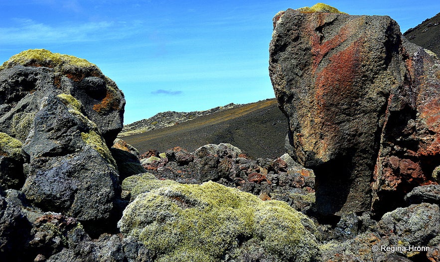 Eldborg scoria crater on Reykjanesskagi