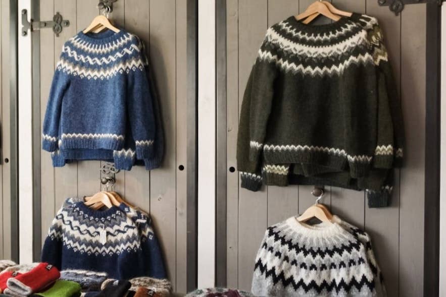 Authentic Icelandic lopapeysa sweaters made from traditional Icelandic wool Authentic Icelandic lopapeysa sweaters made from traditional Icelandic wool