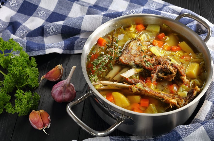 May of the best traditional dishes in Iceland feature lamb, like the kjotsupa soup