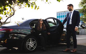 You'll be brought to and from the Blue Lagoon in a luxury car
