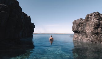 The Sky Lagoon is an amazing hot spring lagoon near Reykjavik