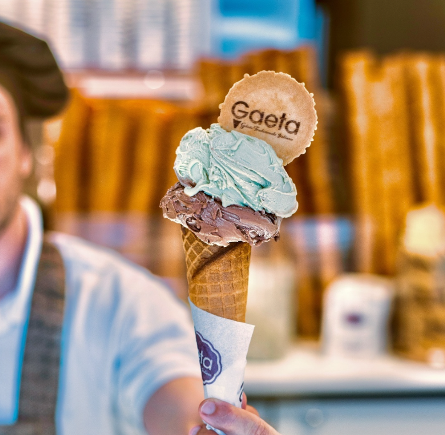 Gaeta Gelato Ice cream in reykjavik Iceland