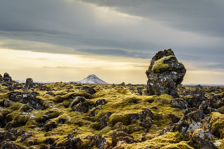 Der Berg Keilir auf der Halbinsel Reykjanes.