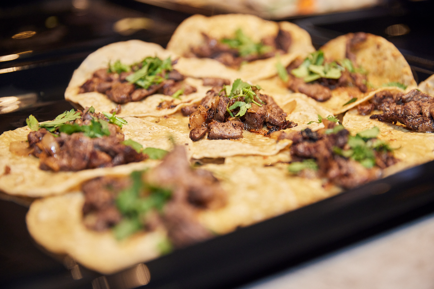 El pastor tacos in food hall in Reykjavik Iceland