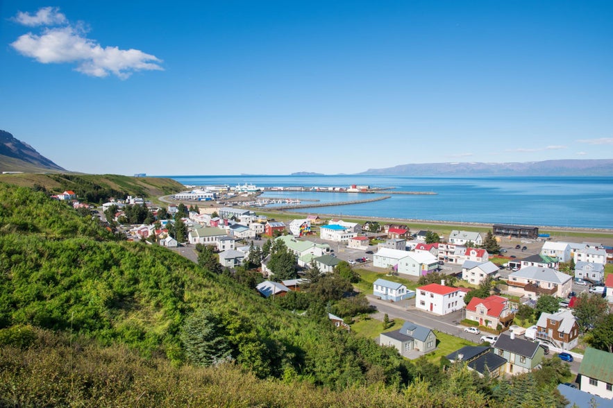 Saudarkrokur เป็นเมืองที่มีเสน่ห์ในไอซ์แลนด์ตอนเหนือ