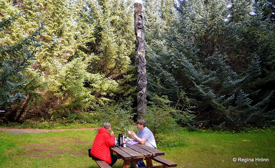 Haukadalsskógur forest in South-Iceland