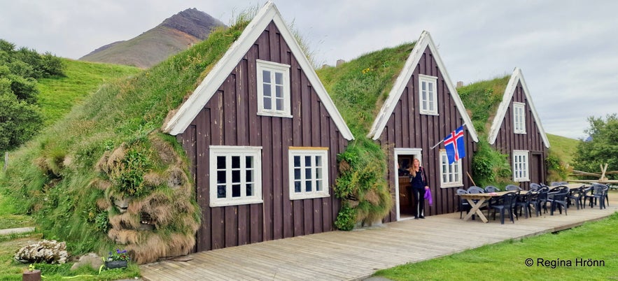 Hrafnseyri turf house in the Westfjords