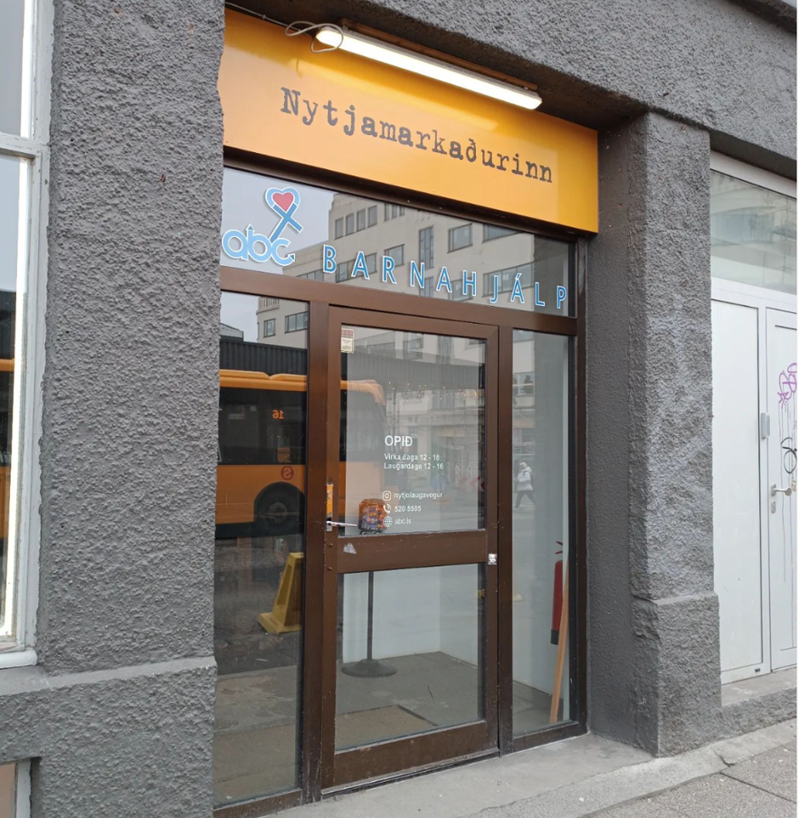 ABC children aid second hand store in reykjavik