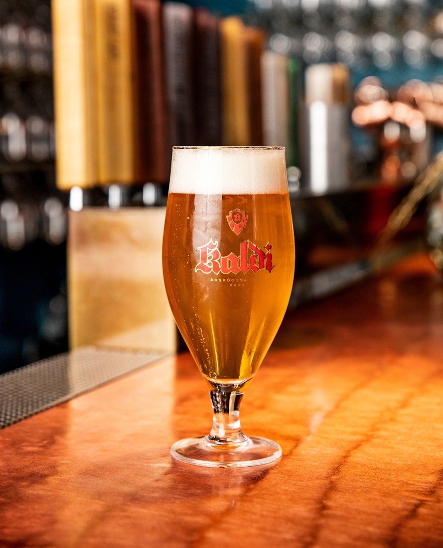 Kaldi bar interior in Reykjavik city Kaldi bar interior in Reykjavik city