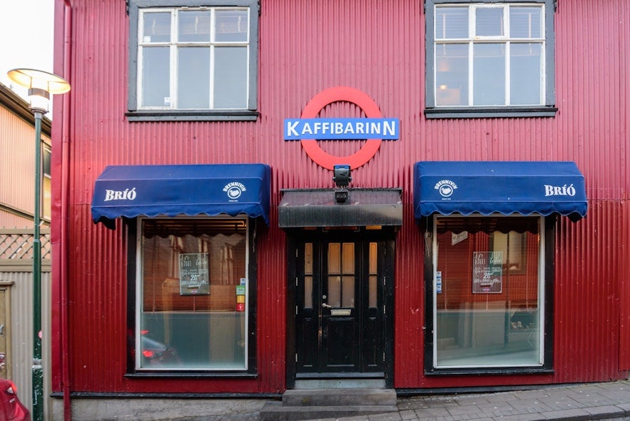 outside Kaffibarinn a nightclub and bar in Reykjavik