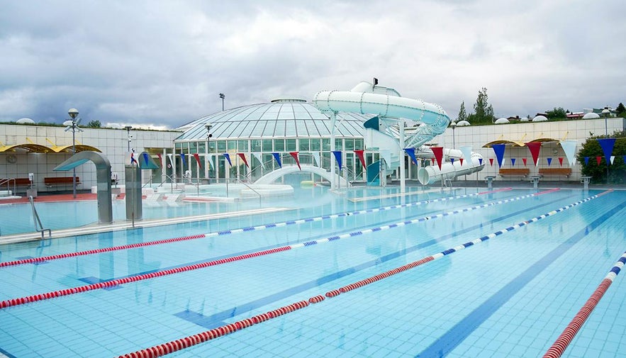 Arbaejarlaug is a popular pool in Reykjavik city.