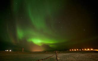 The Freezer Hostel is a great place from which to see the Northern Lights.
