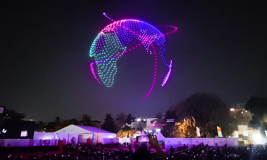 Drone Light Shows Are Increasingly Popular in India