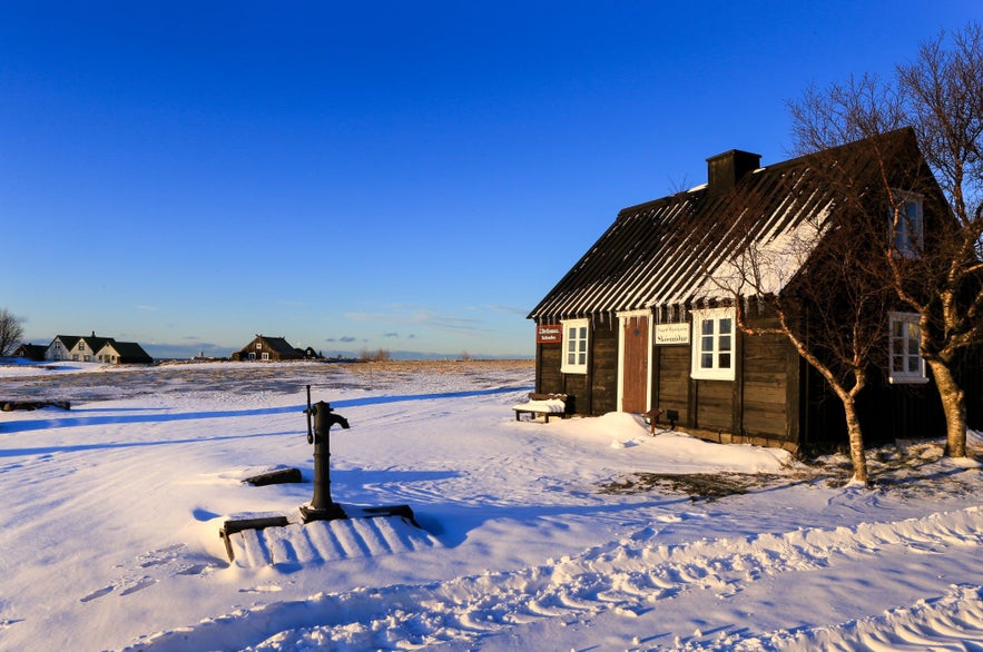 The Arbaejarsafn museum is also charming in winter