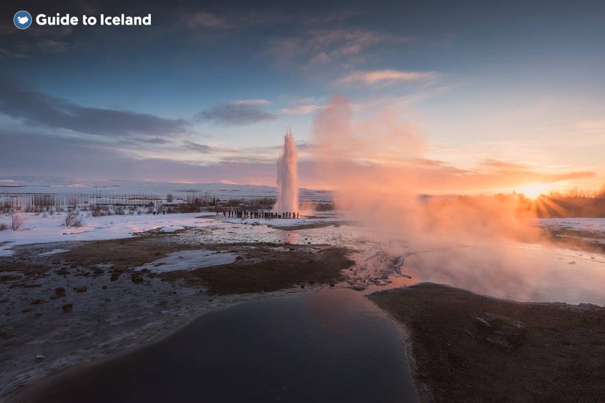 Geysir er et af de mest kendte stop på Den Gyldne Cirkel