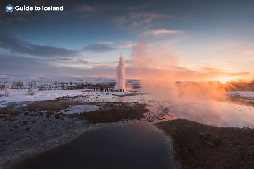 Geysir is an iconic stop of the Golden Circle