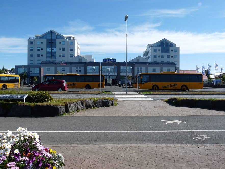 Achte auf Vorrangplätze in Reykjaviks Bussen