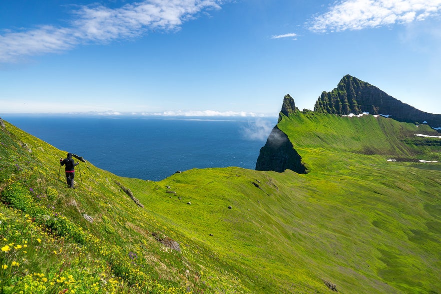 Hornstrandir is a pristine nature reserve in the Westfjords of Iceland