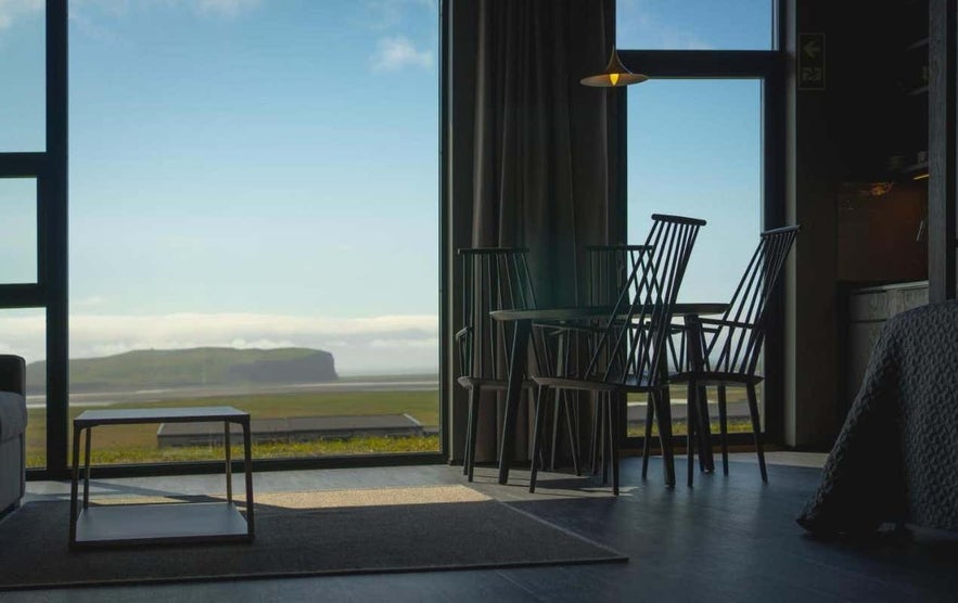 You can find great accommodations close to Reynisfjara beach