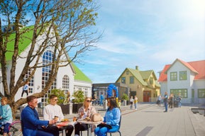 The New Old Town in Selfoss is filled with life